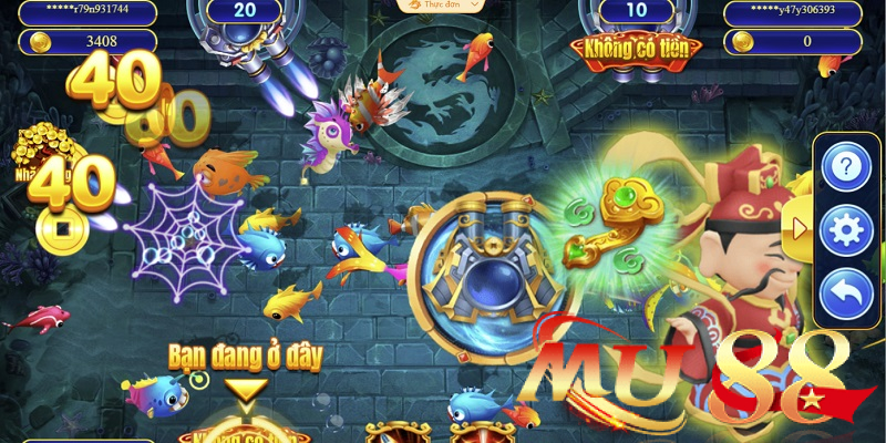 Sảnh TP Bắn Cá Mu88 - Game săn cá 3D, nhiều vũ khí 4 Nhịp chơi linh hoạt